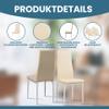 ALBATROS Milano Dining Chairs, Set of 6, Beige view 2
