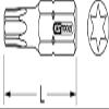 KS Tools 911.3663 1/4" TiN Torx Bit T40, 25 mm, 5-Pack view 2