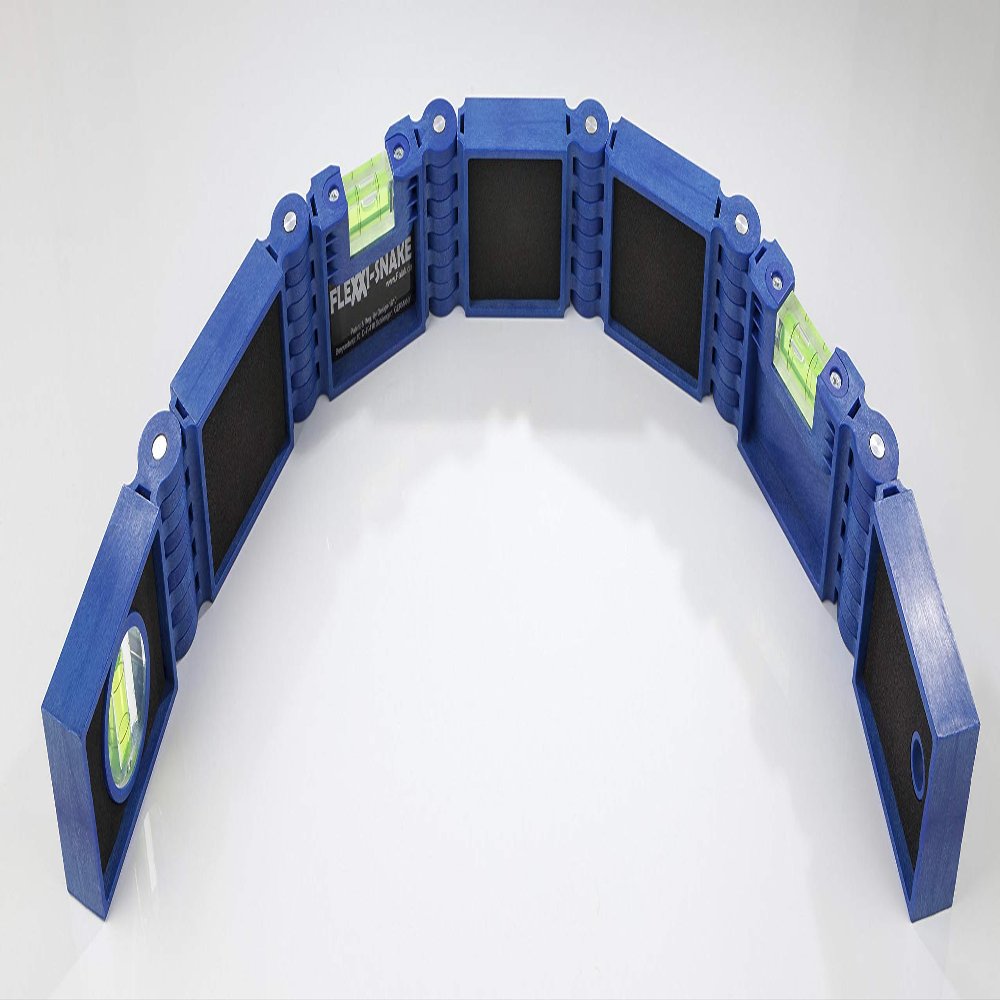 Flexible Spirit Level - Flexxi Snake, Blue (50 x 25 x 700 mm)
