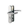 HOPPE PARIS Front Door Handle Set, 92 mm, Matte Stainless Steel, 77–82 mm Doors view 1