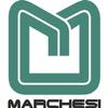 5x MARCHESI Security Lever Handle Set, Mitered, Long Backplate, 92 mm PZ Spacing, Cylinder Pull Protection, Satin Stainless Steel view 3