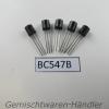 5x BC547B Bipolar NPN Transistor, 50 V, 100 mA, 500 mW, TO-92 view 1