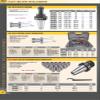 HHIP CAT 40 V-Flange End Mill Holder (Various Bore Diameters: 3/16"–3.8 cm), 1/4" Bore Diameter, 1.38" Gage Depth, 1 view 4