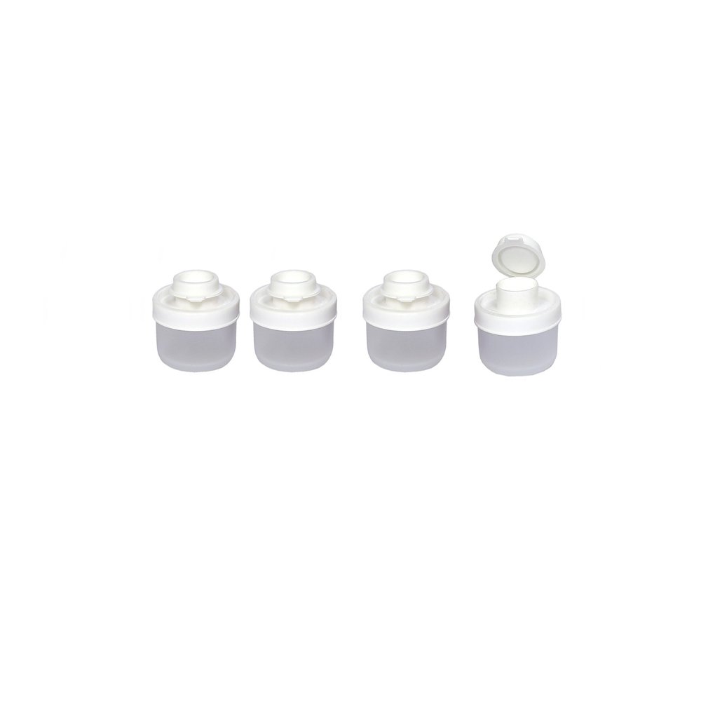 signoraware Small Spice Shaker Set, 40 ml, Set of 4, Plastic, White