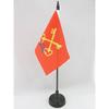 AZ FLAG Comtat Venaissin Table Flag, 15 x 10 cm, Plastic Base view 1