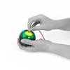 AFH Webshop Dynamic Grip Trainer | Wrist Trainer | Fitness Ball | Roller Ball | with Rotor view 3