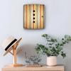 banjado Stainless Steel Key Cabinet for 10 Keyrings, 24 x 21.5 x 7 cm, Old Stripes view 2