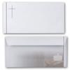 50-Piece Mourning Set – Thank-You Sympathy Folded Cards with Envelopes, DIN Long, 21 x 19.8 cm, High-Gloss, Bianca Series view 3