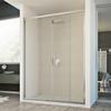 Idralite Young 2-Door Shower Door, 150 cm, H198, Textured Glass C view 2