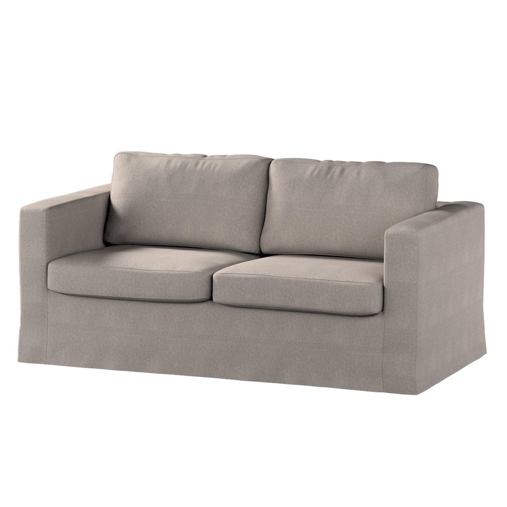 dekoria Replacement Cover for Karlstad 2-Seat Sofa, Beige-Gray