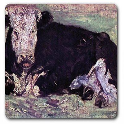 1art1 Vincent van Gogh Lying Cow, 1883 Mouse Pad, 23 x 19 cm