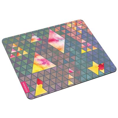 Wandkings Mouse Pad with Triangle Pattern in Pastel Colors 2