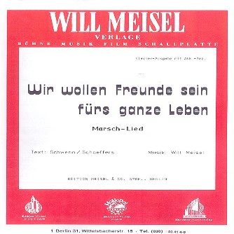 We Want to Be Friends: Solo Edition for Voice and Piano