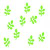 Miniblings 10 Smooth White Leaf Iron-On Appliqués, 28 mm view 3