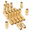 LTWFITTING Brass Fittings, 3/8" Male R Thread x 16 mm Hose Connection for Vehicle Fuel Systems and Air Conditioning, 25 Pieces view 1