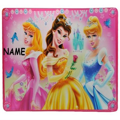 3D Princess Placemat with Custom Name