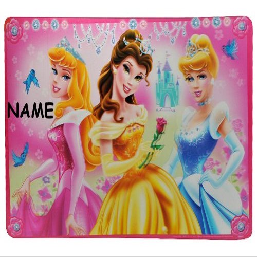 3D Princess Placemat with Custom Name