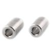 25 Aluminum Spacer Sleeves, 10 x 5.3 x 20 mm view 1
