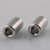 25 Aluminum Spacer Sleeves, 10 x 5.3 x 20 mm view 2