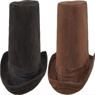 Orlob NEW Black Velour Top Hat, KW 59