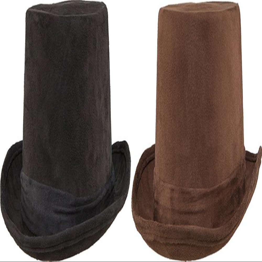 Orlob NEW Black Velour Top Hat, KW 59