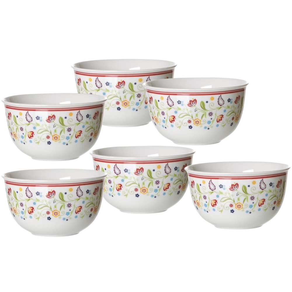 Ritzenhoff & Breker Shanti Cereal Bowl Set | 6-Piece | 600 ml