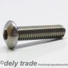 10 Button Head Screws M8 x 10/10 with Hex Socket, ISO 7380, A2 Stainless Steel view 3