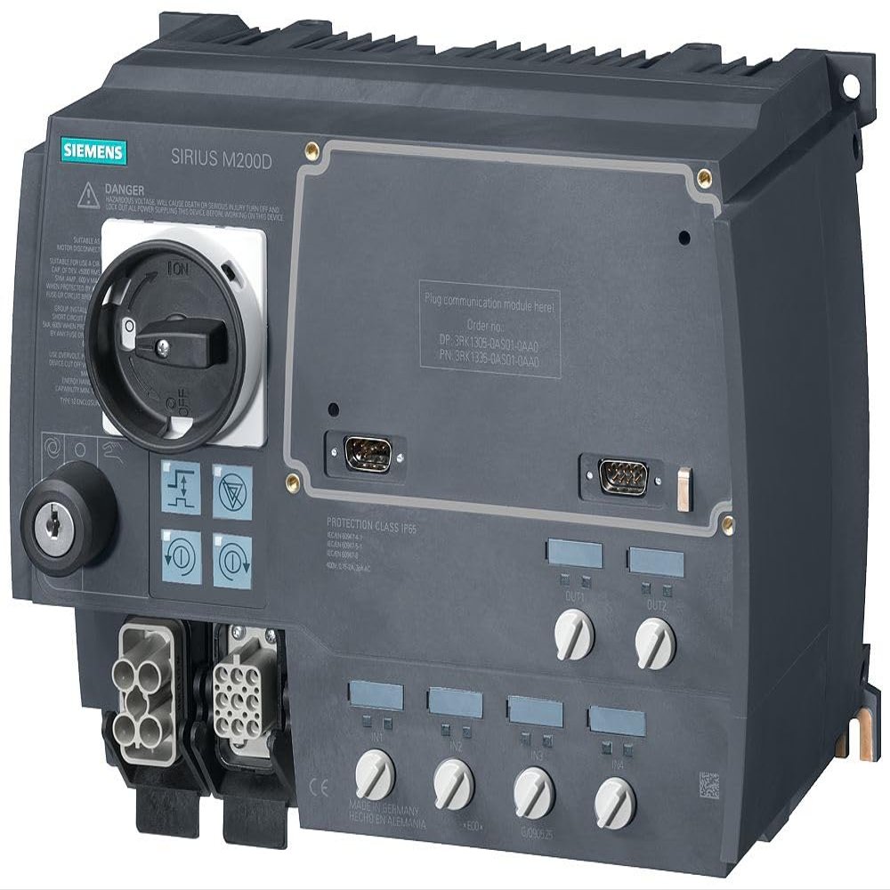 Siemens M200D Motor Starter, 400 V AC Three-Phase, 5.5 kW, IP65 / 12 A