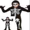Guirca Skeleton Costume for Children, Sizes 110–146, Size 140/146 view 1