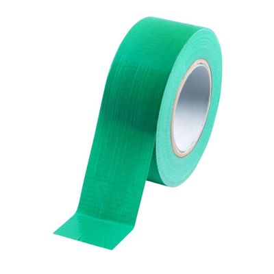 BONUS Eurotech 1BC12.76.0050/050A# Standard Duct Tape, Synthetic Rubber Adhesive, LDPE Film with PET Fabric, 50 m x 50 mm x 0.17 mm, Green