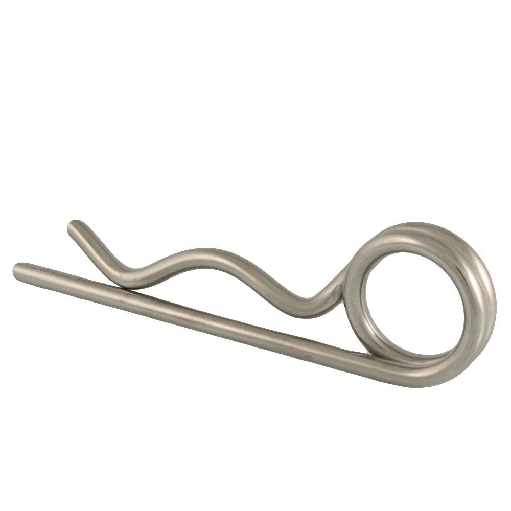 BOOTSTEILE BRAUER Double Spring Cotter Pin, 2.5 x 48 mm, 2-Pack, A2