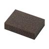 (L) Standard Rubber Hand Sanding Block, Spongy Silicon Carbide, Grits 80 and 120, 1-Pack view 1