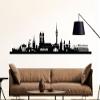 Wandtattoo-Günstig Wall Decal Munich Skyline, Orange, 180 x 50 cm view 2