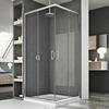 Idralite Junior Shower Enclosure 100 x 70 cm, H 185 cm, Clear Glass view 2