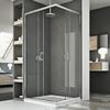 Idralite Junior Shower Enclosure 100 x 70 cm, H 185 cm, Clear Glass view 3