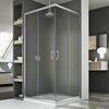 Idralite Junior Shower Enclosure 120 x 70 cm, H185, Textured Glass view 2