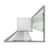 Idralite Junior Shower Enclosure 120 x 70 cm, H185, Textured Glass view 4