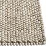 HAY Peas Handwoven 100% New Wool Rug, Soft Grey, 200 x 140 cm, 501183 view 1