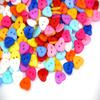 raylinedo One 60 Pieces/Pack 13 mm Assorted Colors Round 2-Hole Plastic Buttons, 02 Mix view 2