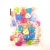 raylinedo One 60 Pieces/Pack 13 mm Assorted Colors Round 2-Hole Plastic Buttons, 02 Mix view 4