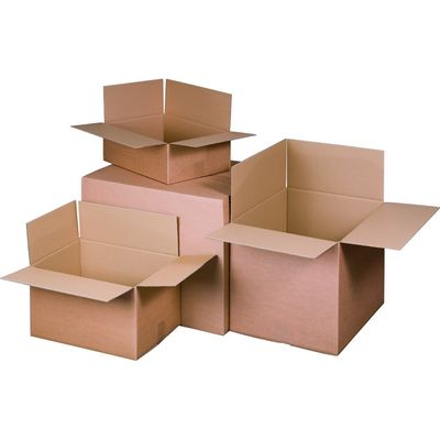 karton-billiger Single-Wall Folding Shipping Box, 500 x 300 x 300 mm, Various Quantities (100)