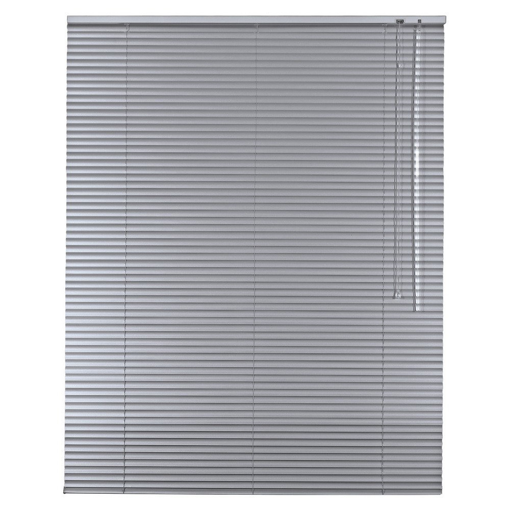 Easy-Shadow Standard Clip-On Aluminum Venetian Blind 130 x 200 cm, Silver