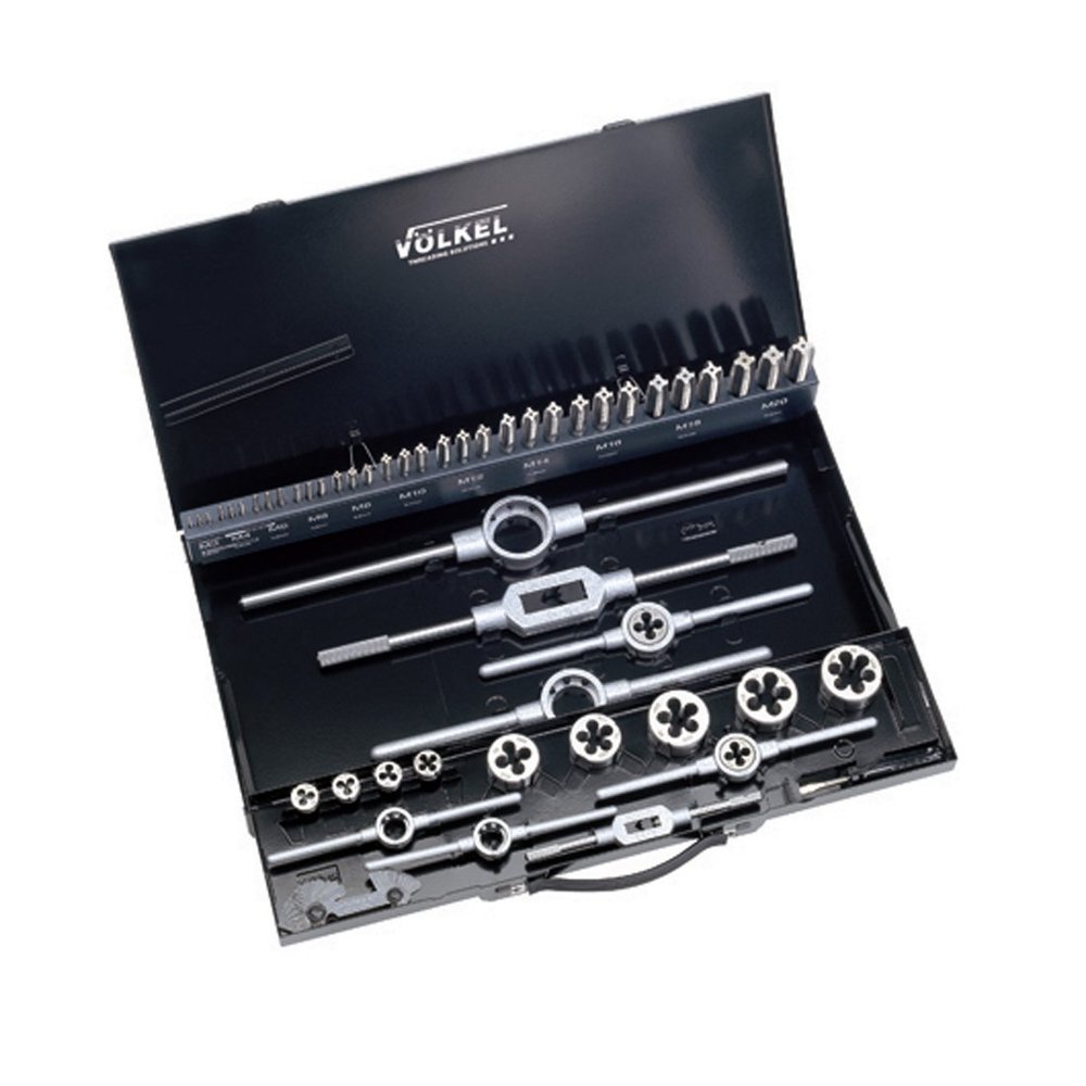 P.V.3 Hand Tap and Die Set, 45-Piece, M5–M20