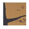 Bi-Silque SF751265397 Swallow Memo Board, Frameless, Black Cork view 1