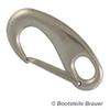 BOOTSTEILE BRAUER 15-Piece Snap Hooks, 100 x 46 mm, Stainless Steel A4 view 3