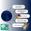 Sensalux Nonwoven Table Linen Combo Set: Blue Roll 1.5 m x 25 m + Cream Runner 15 cm view 2