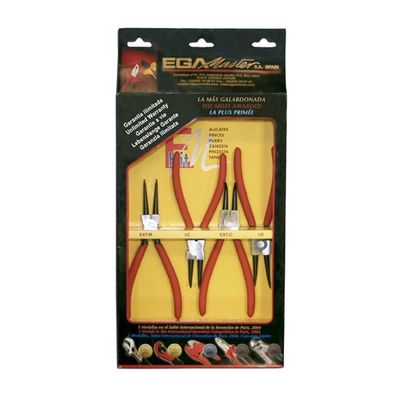 Set of 4 6-Inch Circlip Pliers