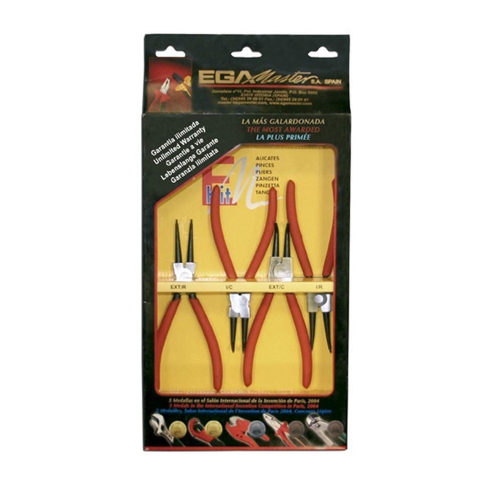 Set of 4 6-Inch Circlip Pliers