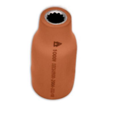 VASO 1/2" 12-Point Socket, 27 mm, 1,000 V