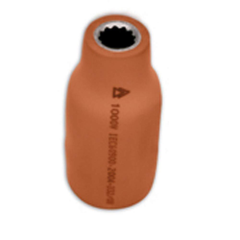 VASO 1/2" 12-Point Socket, 27 mm, 1,000 V